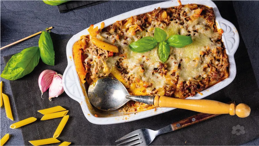 Pasta met vlees – met gehakt, Syrische catering
